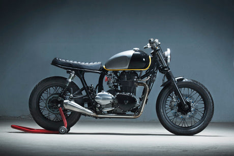 A Closer Look at the Stunningly Simple Custom Triumph Bonneville T100 by Kiddo Motors