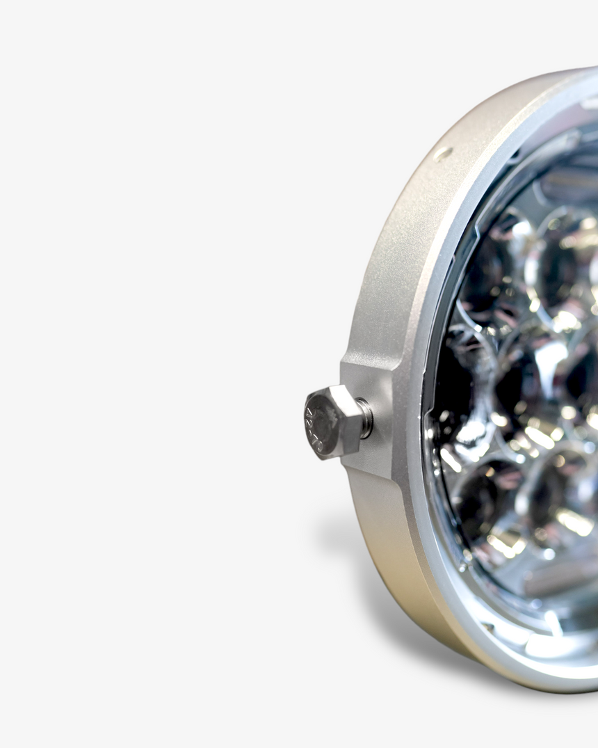 Fork Mount 7″ Motorcycle Headlight Ring