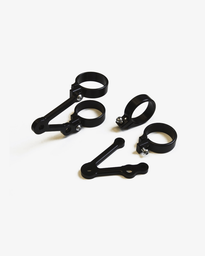 Shorty Fork Mount Headlight & Indicator Brackets