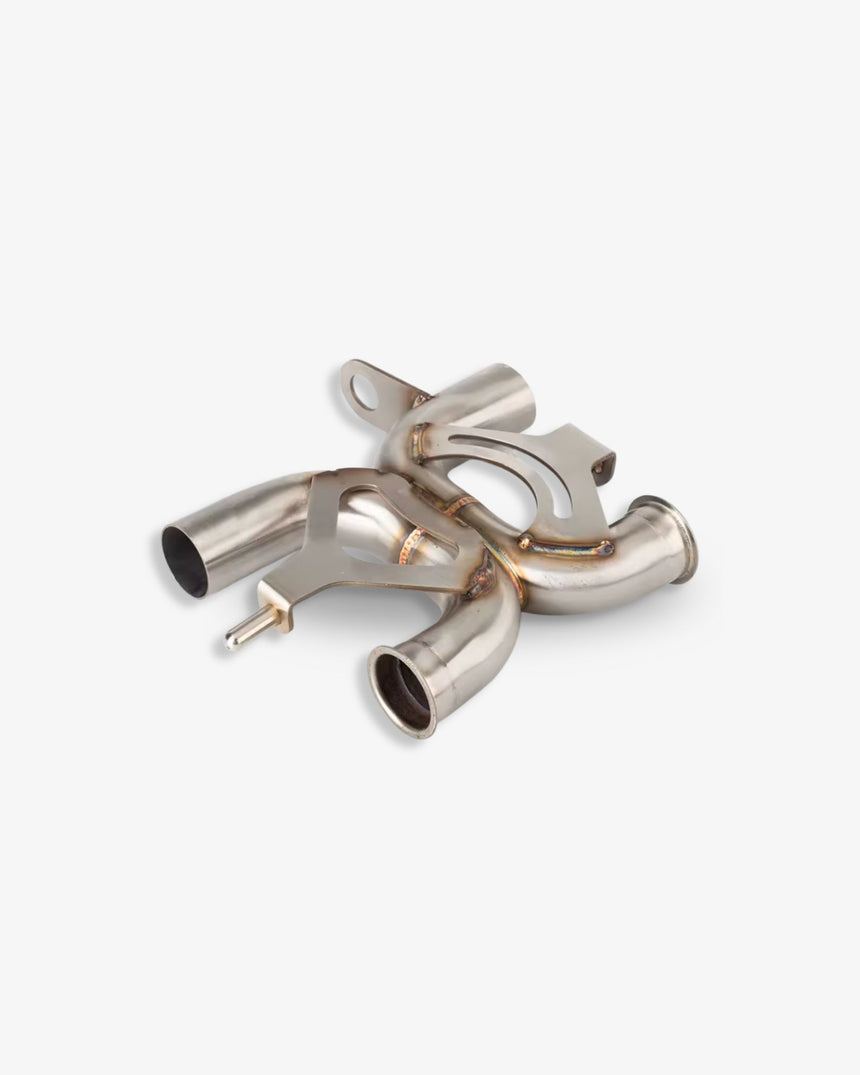 Stainless De-CAT X-Pipe For Triumph