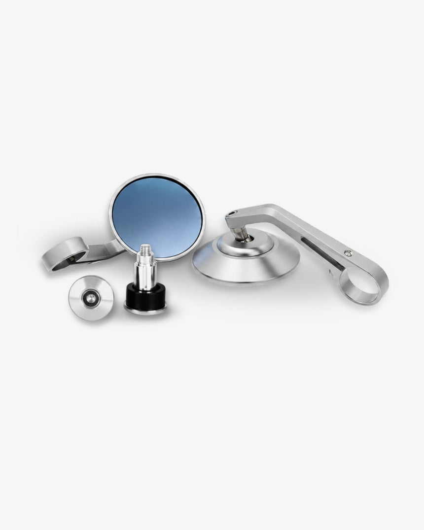 Atlas V2 Anti-Glare Round Bar End Mirror Kit