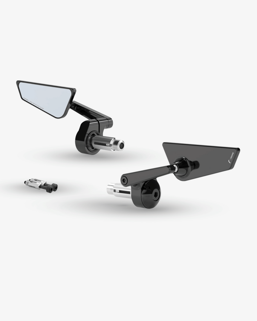 Rizoma Cut Edge Compact Bar End Mirror Kit