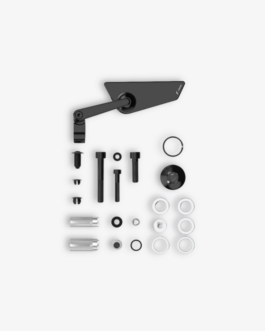 Rizoma Cut Edge Compact Bar End Mirror Kit