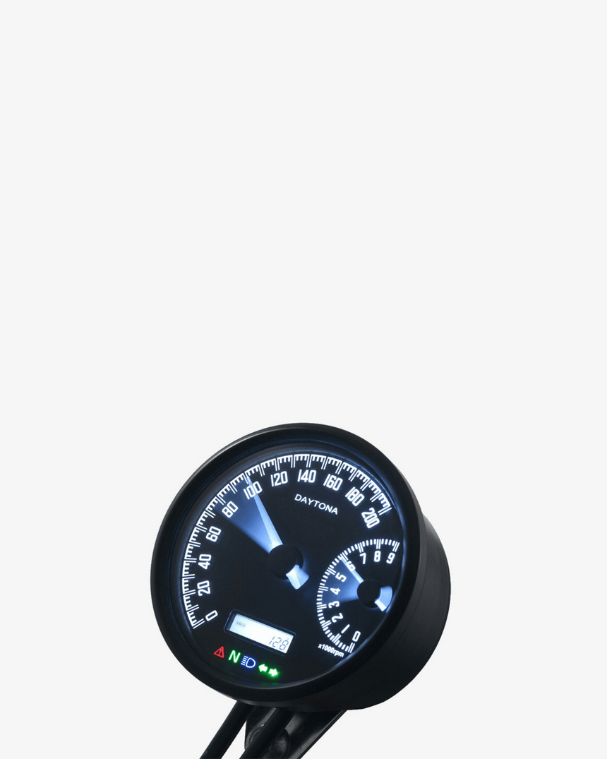 Daytona Velona 80-W Speedo & Tacho Twin Dial Analogue Gauge