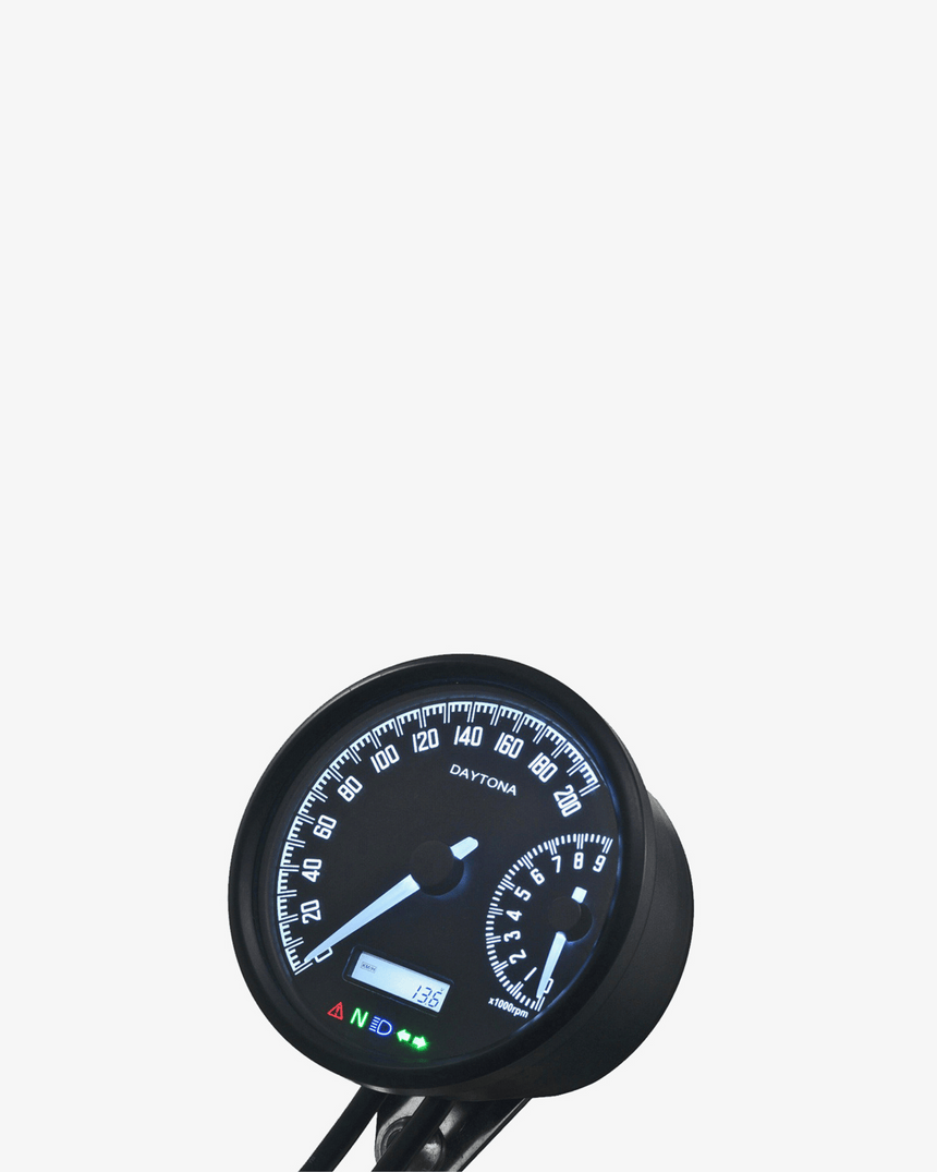 Daytona Velona 80-W Speedo & Tacho Twin Dial Analogue Gauge
