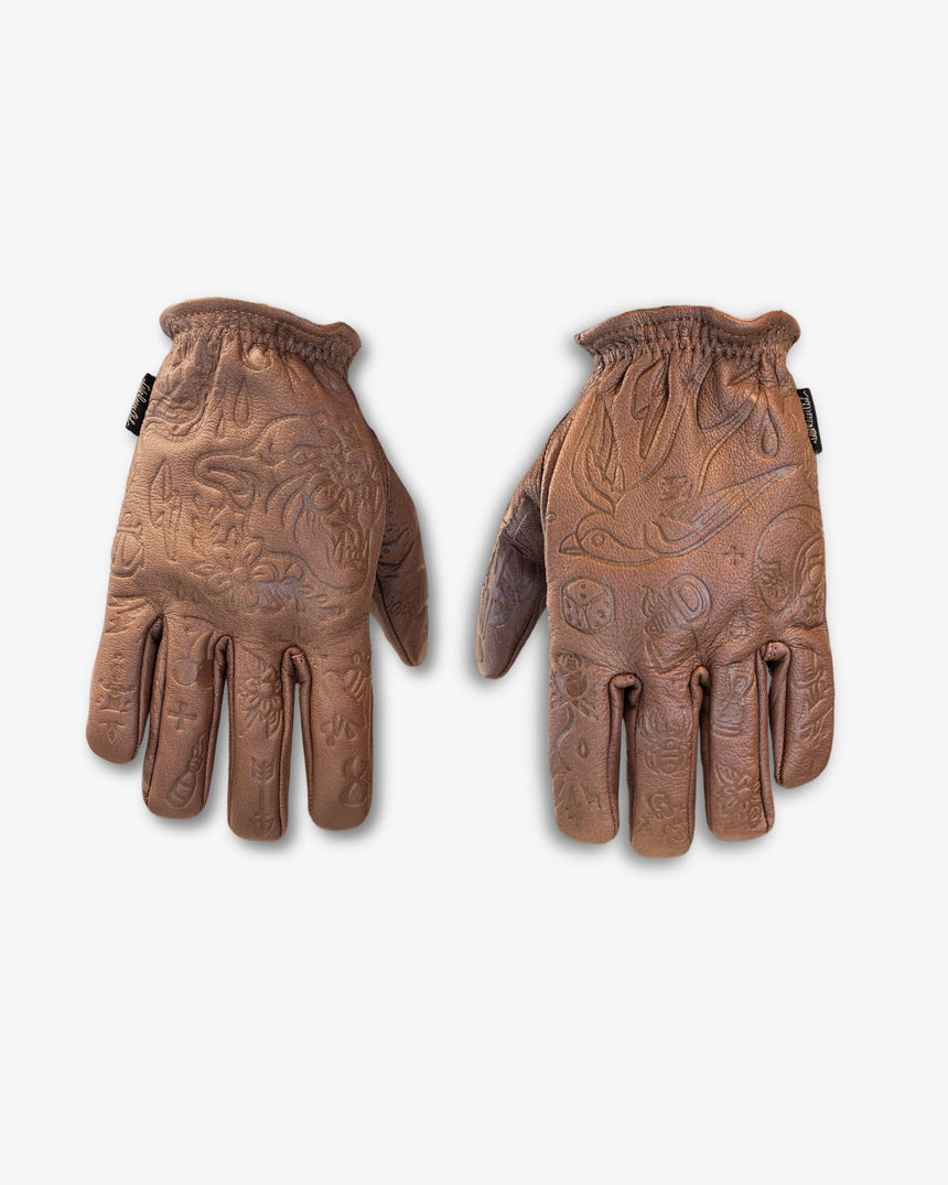 Jax Tattoo Motorcycle Gloves