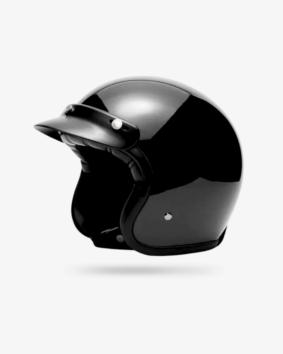 Nex Retro Jet 02 Helmet Fiberglass Open Face Helmet Cafe Racer Club