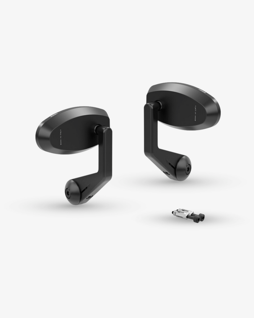Rizoma Reverse Retro Bar End Mirror Kit