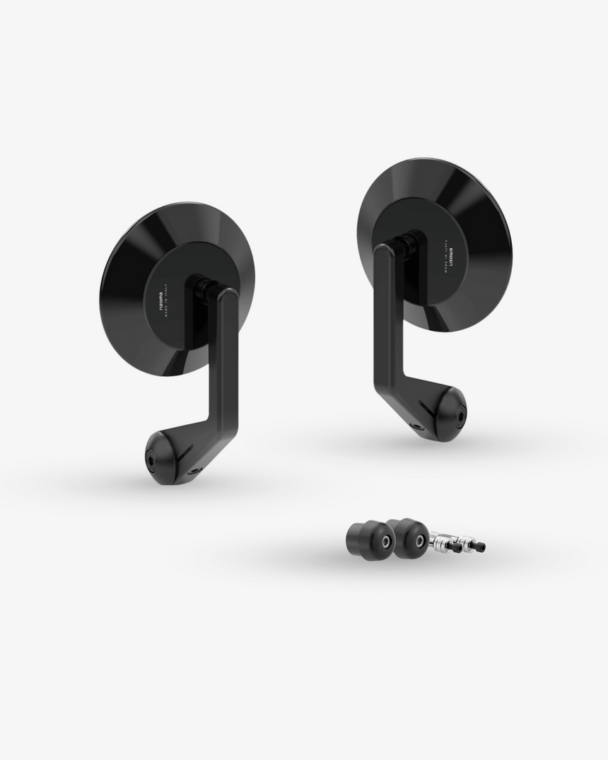 Rizoma Bar End Mirror & Mounting Kits For Triumph Bonneville T100
