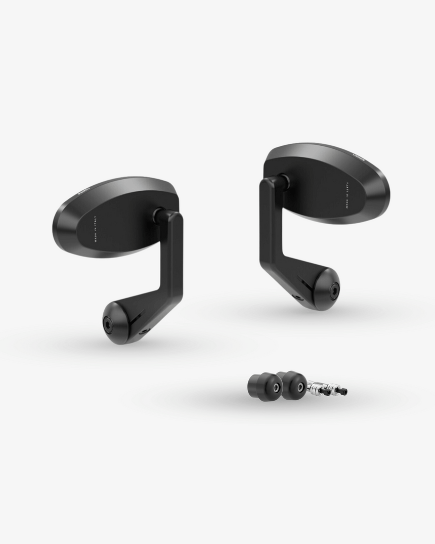 Rizoma Bar End Mirror & Mounting Kits For Triumph Bonneville T100