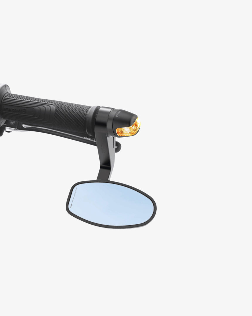 Rizoma Sguardo Bar End Indicators & Reverse Retro Mirror Kit