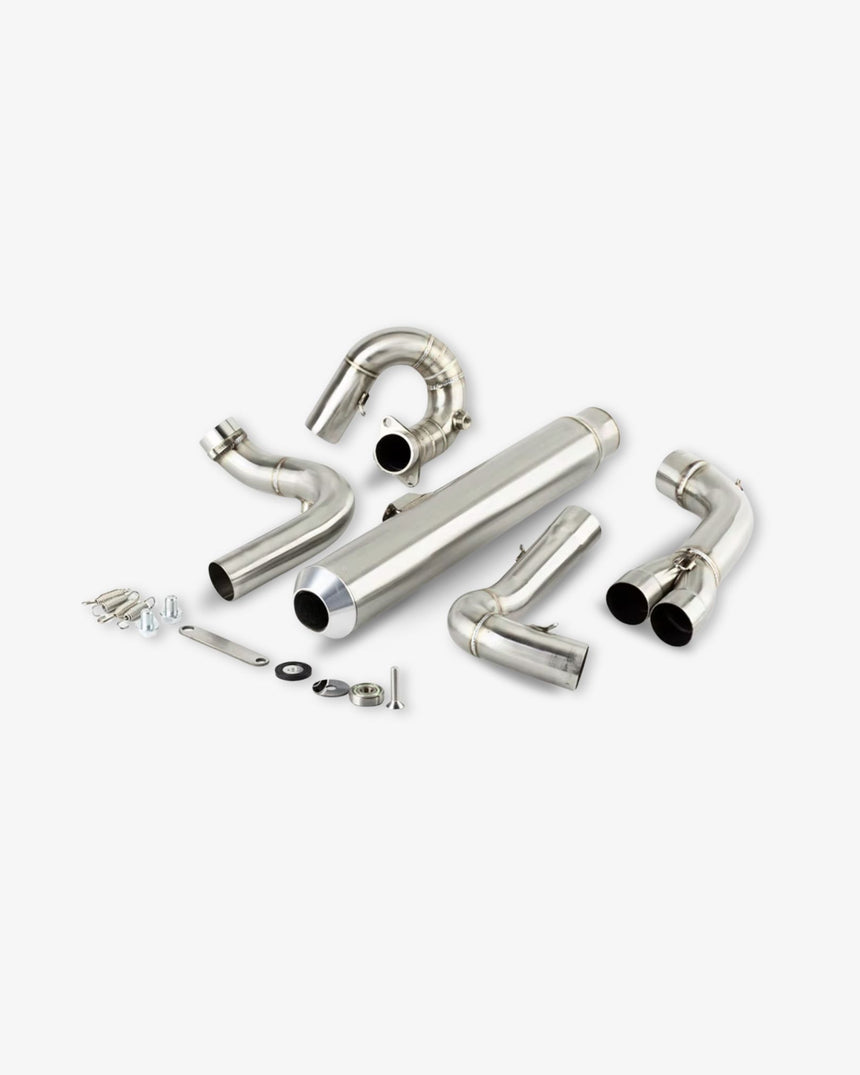 Serpent 2-into-1 Exhaust For (2001-15) Air-Cooled Triumphs