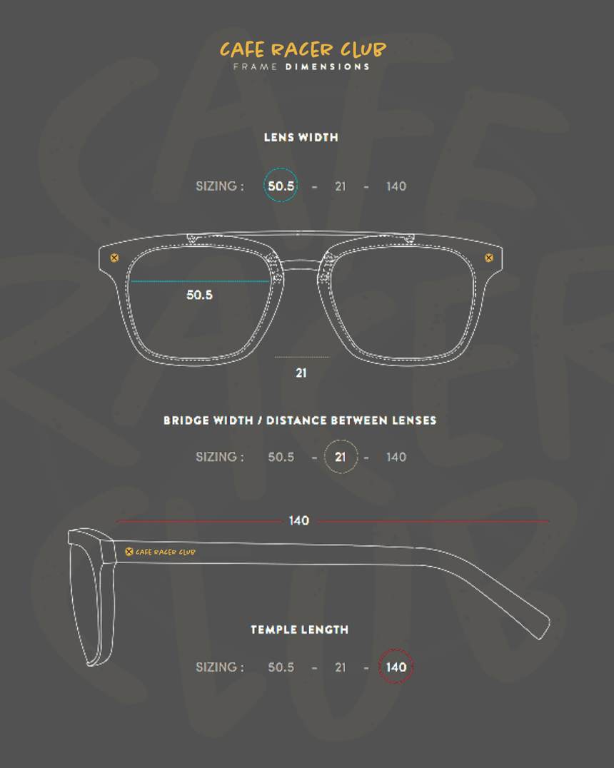 Polarized Threes // Clear - Cafe Racer Club