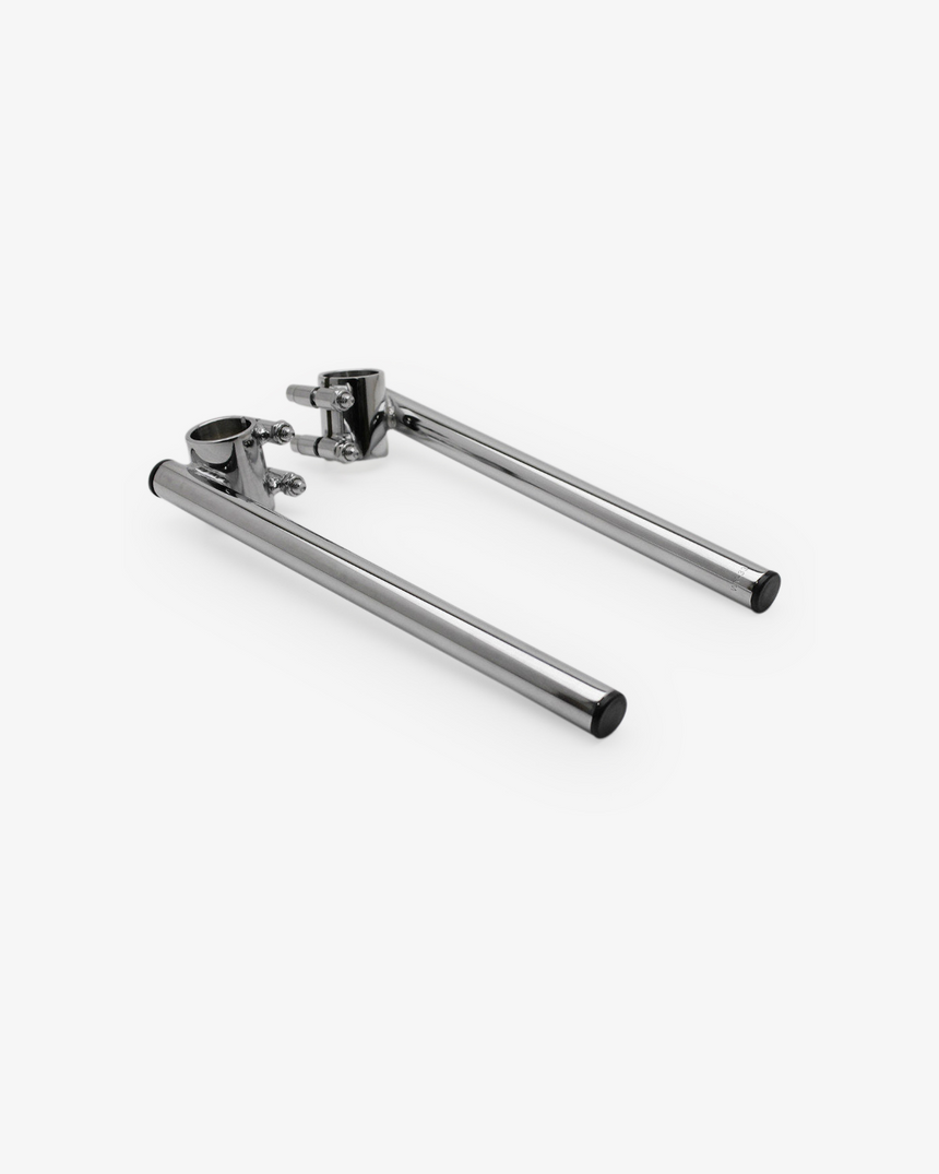 Vintage Chrome 7/8" Clip-on Handlebars