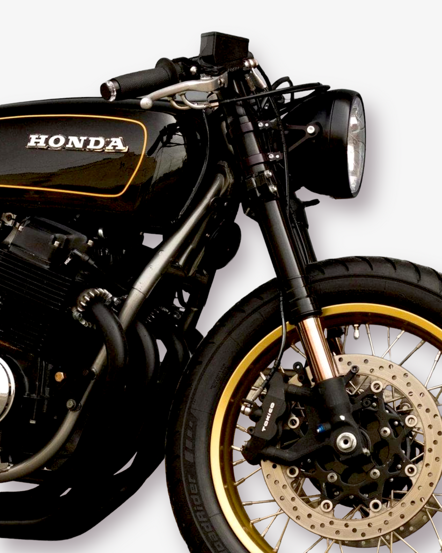 Adjustable Fork Mount Headlight & Indicator Brackets