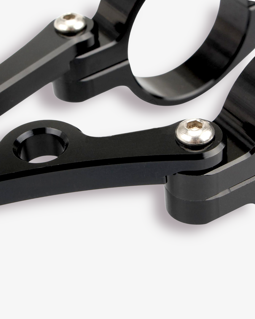 Adjustable Fork Mount Headlight & Indicator Brackets