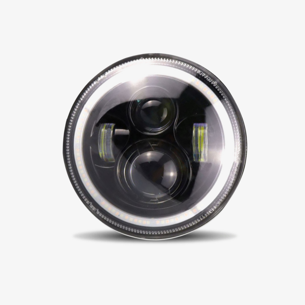 7.7 Inch LED Halo Daymaker Headlight – Fits Cafe Racer, Bobber, Custom BMW & Harley Projects