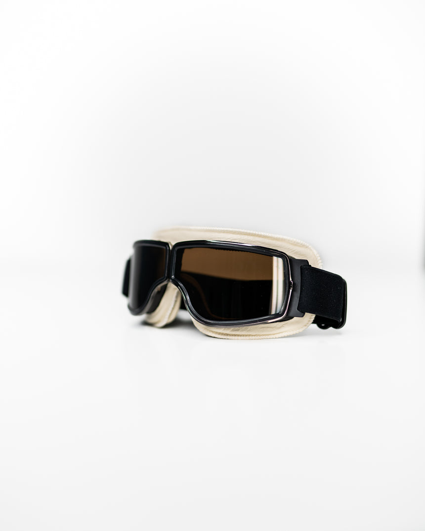 White Salt Racer Goggles