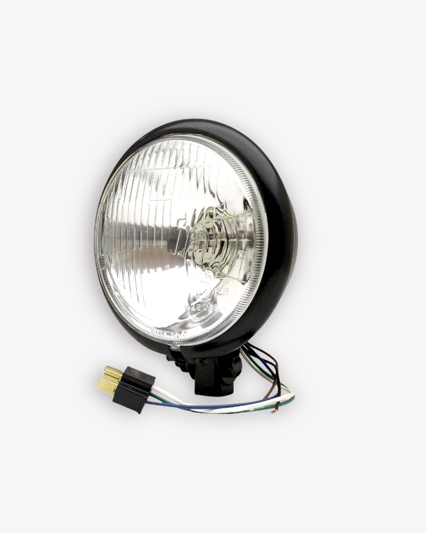 Vintage Bates Style 5.75" Bottom Mount Headlight