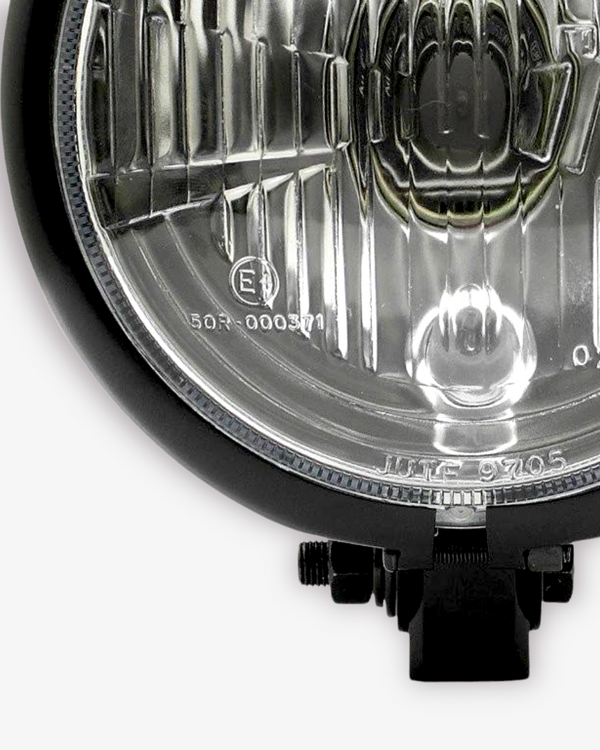 Vintage Bates Style 5.75" Bottom Mount Headlight