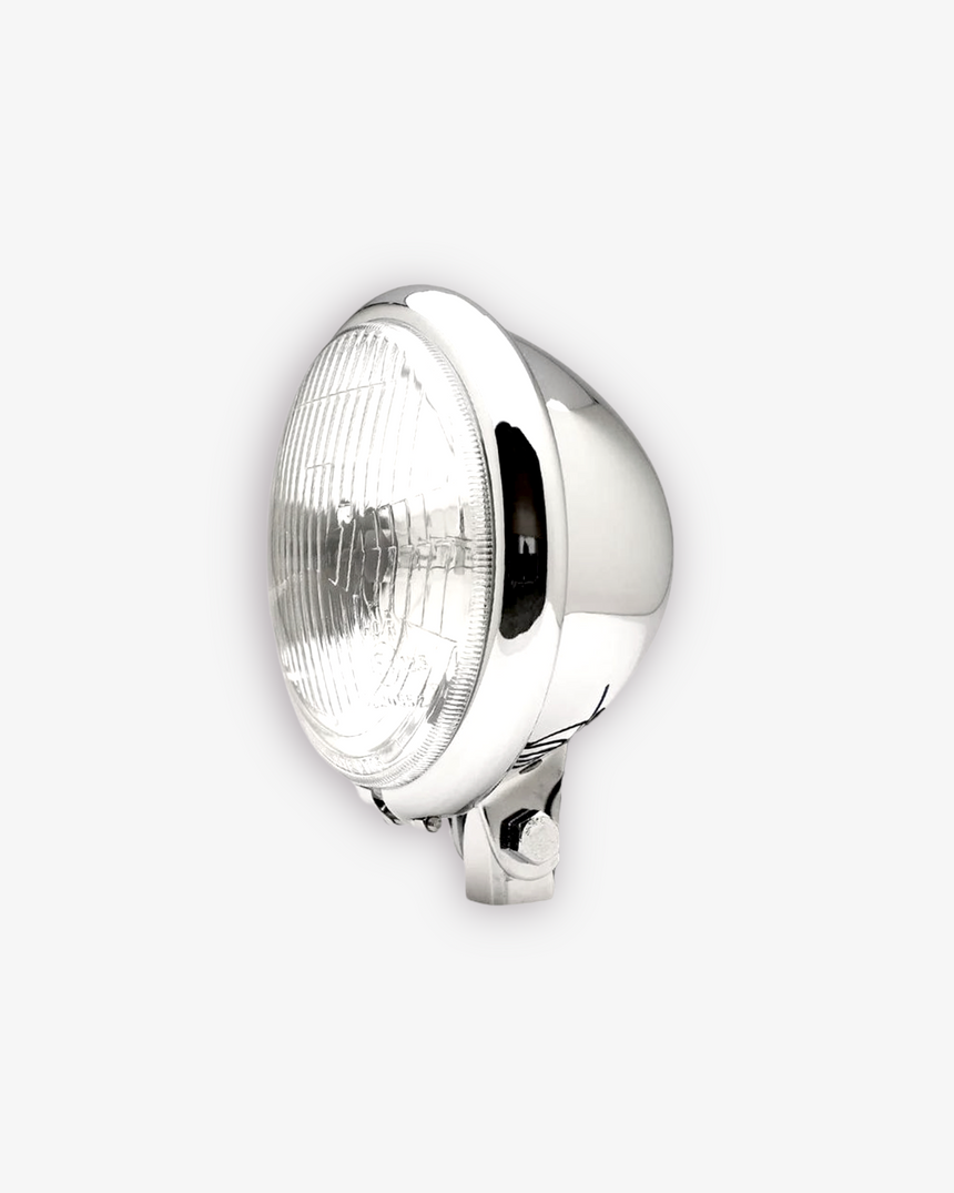 Vintage Bates Style 5.75" Bottom Mount Headlight