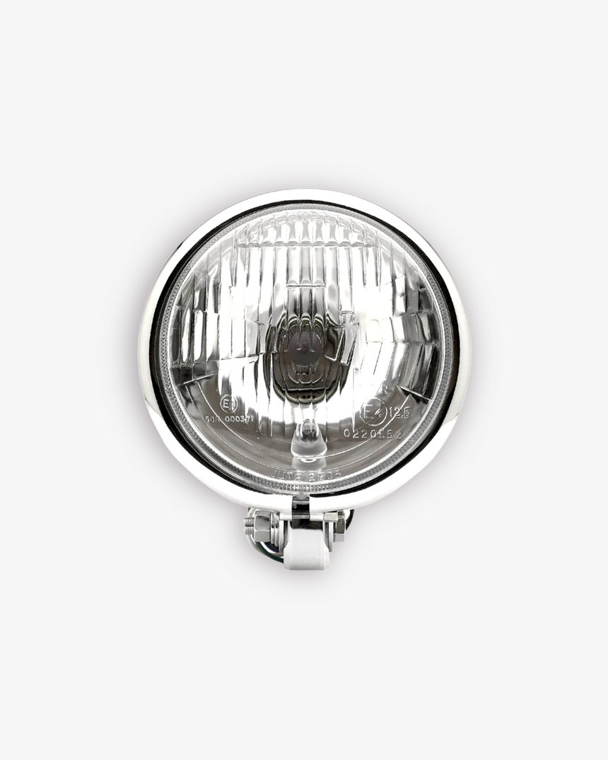 Vintage Bates Style 5.75" Bottom Mount Headlight