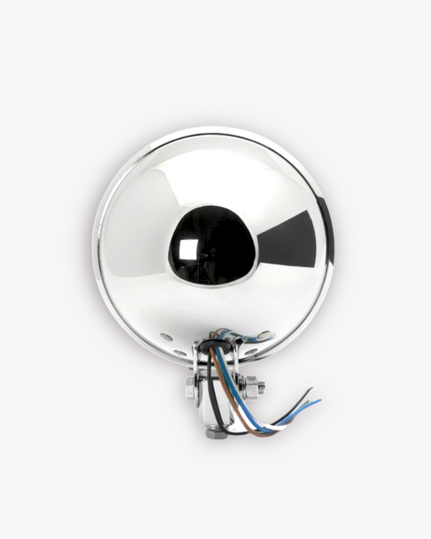 Vintage Bates Style 5.75" Bottom Mount Headlight