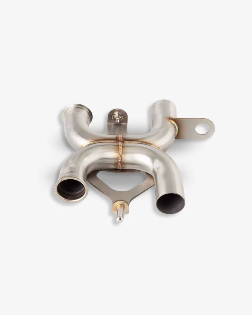 Stainless De-CAT X-Pipe For Triumph