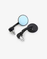 Atlas Anti-glare 7/8" CNC Round Bar End Mirror Set