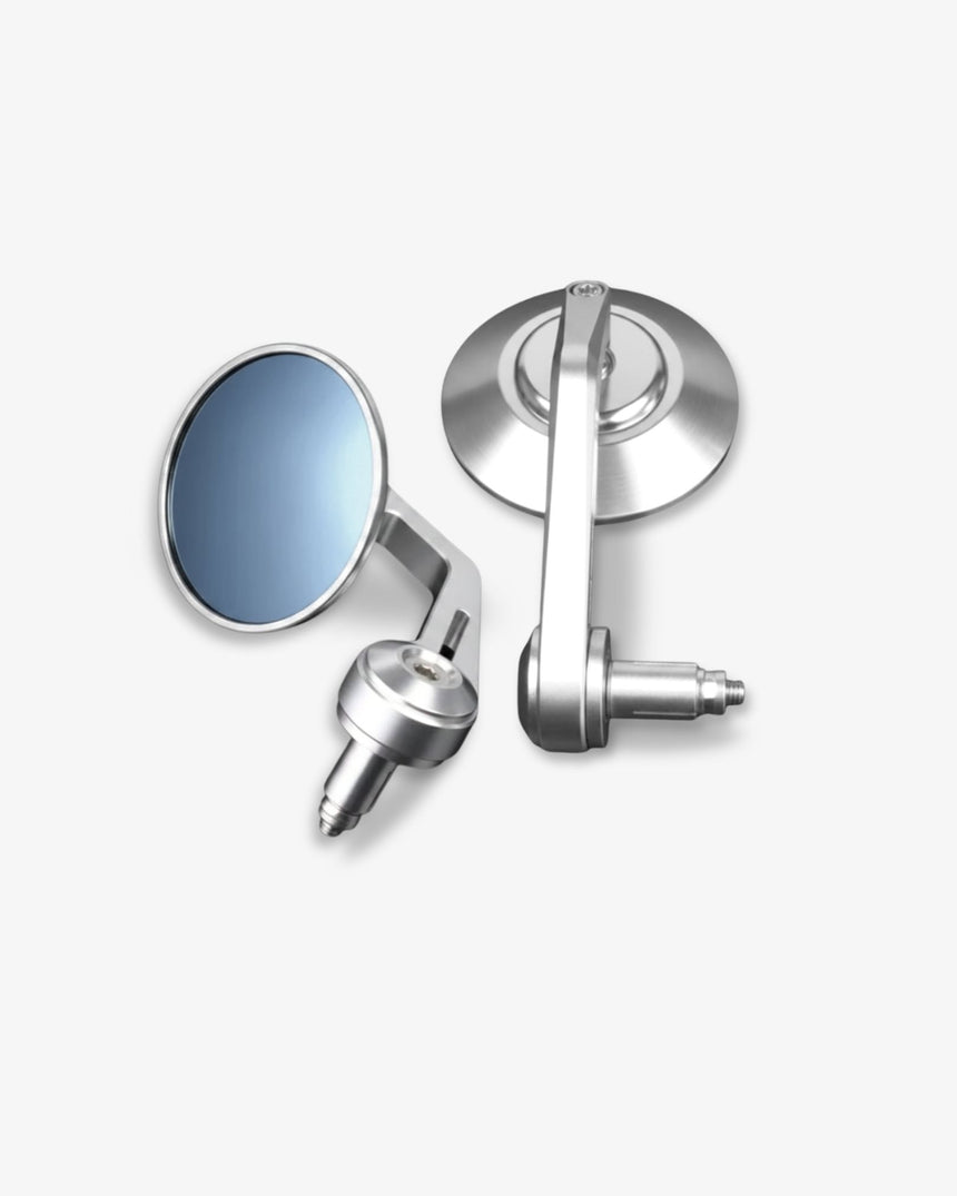 Atlas V2 Anti-Glare Round Bar End Mirror Kit