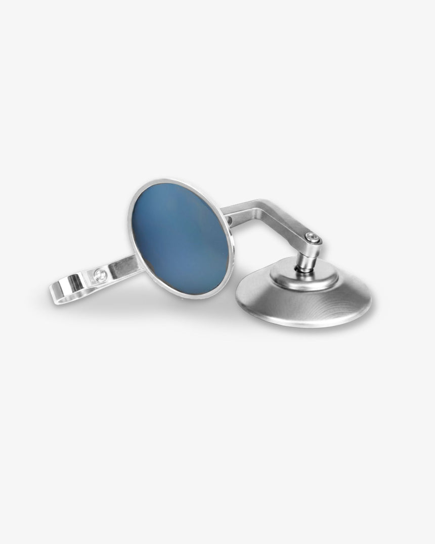 Atlas V2 Anti-Glare Round Bar End Mirror Kit