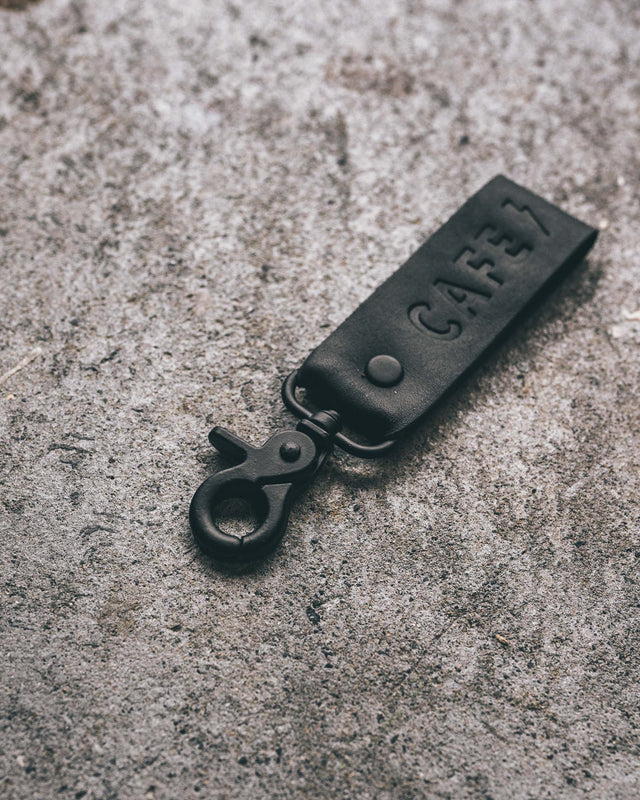 Cafe Racer Leather Keychain | Motorcycle Keychains | Cafe Racer Club