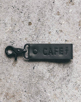 Cafe Racer Leather Keychain