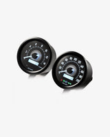 Daytona Velona 60 Black Speedo & Tacho Gauge Kit