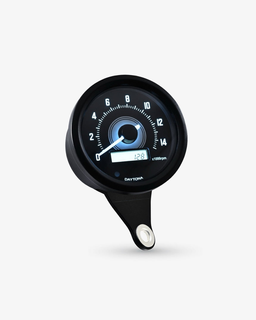 Daytona Velona 60 Black Speedo & Tacho Gauge Kit