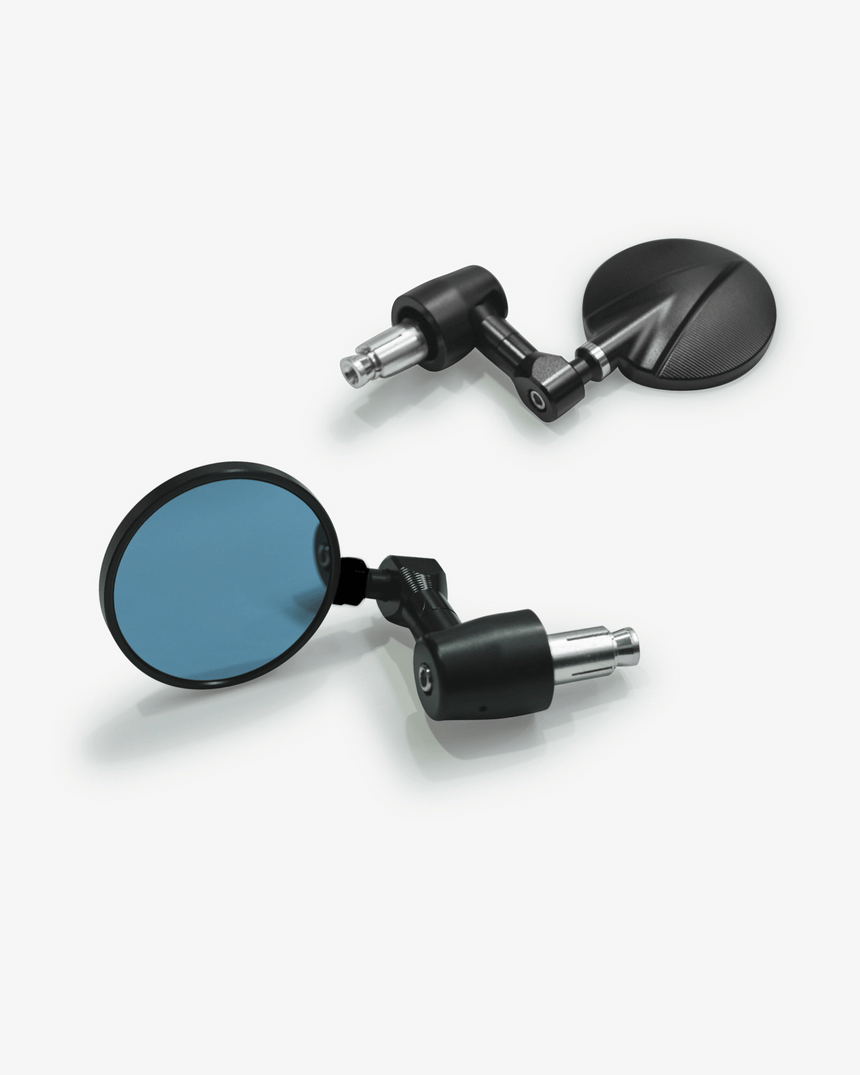 Echo Anti-Glare Small Round 7/8" Bar End Mirrors