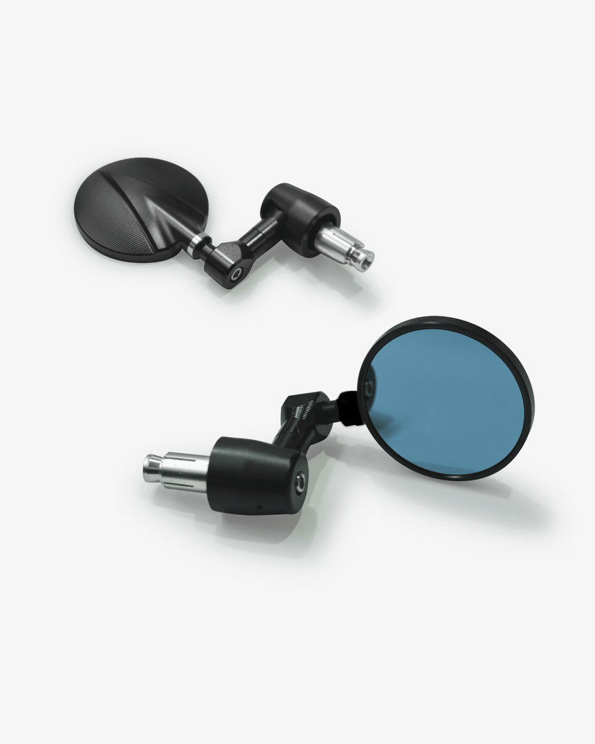 Echo Anti-Glare Small Round 7/8" Bar End Mirrors