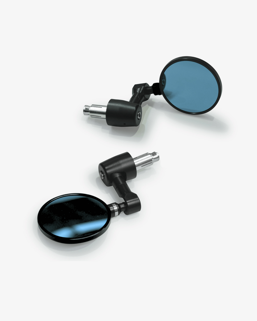 Echo Anti-Glare Small Round 7/8" Bar End Mirrors