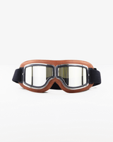 Tan Club Racer Goggles