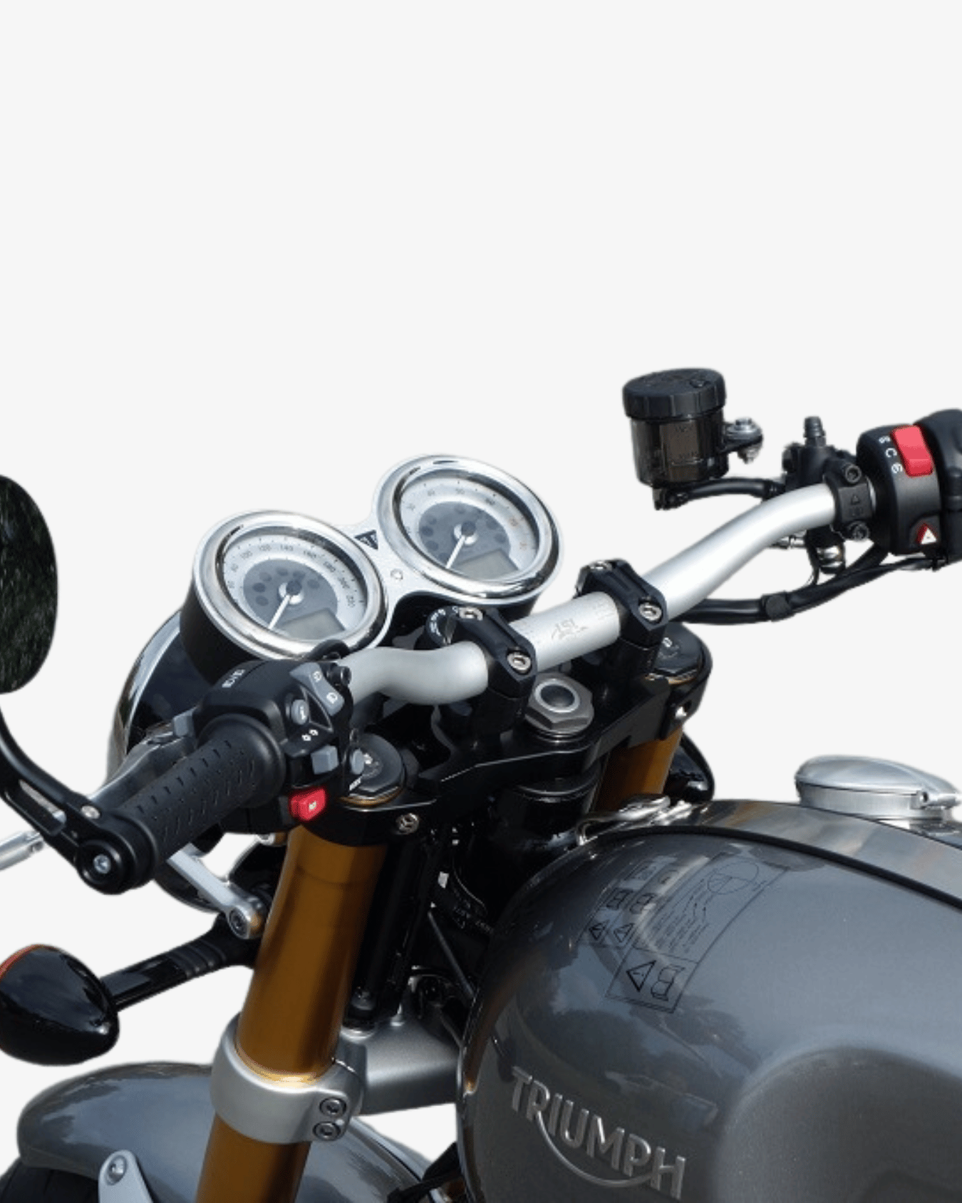 Triumph thruxton handlebar online conversion