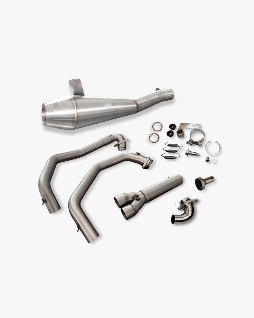 TEC 2 into 1 Stinger Exhaust For Royal Enfield Interceptor & Continental GT650