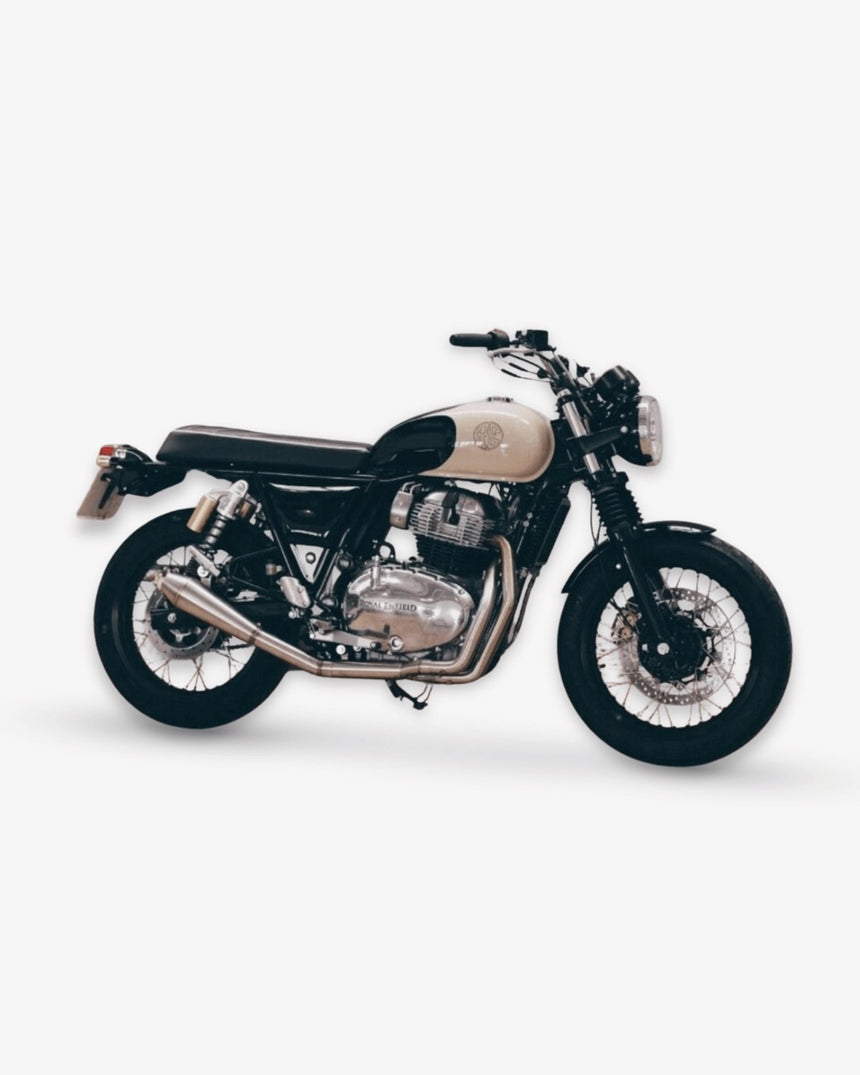 TEC 2 into 1 Stinger Exhaust For Royal Enfield Interceptor & Continental GT650