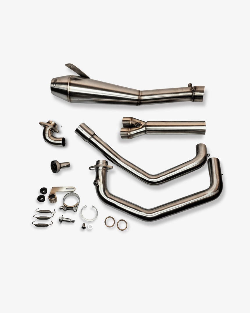 TEC 2 into 1 Stinger Exhaust For Royal Enfield Interceptor & Continental GT650