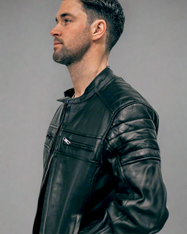 Torque Leather Motorcycle Jacket | Cafe Racer Club
