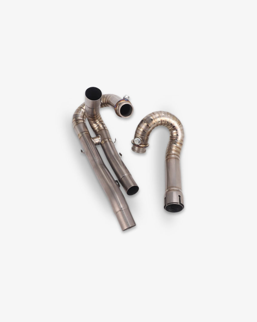 Pie-Cut Headers With Cat Delete H-Pipe For Triumph Scrambler 1200
