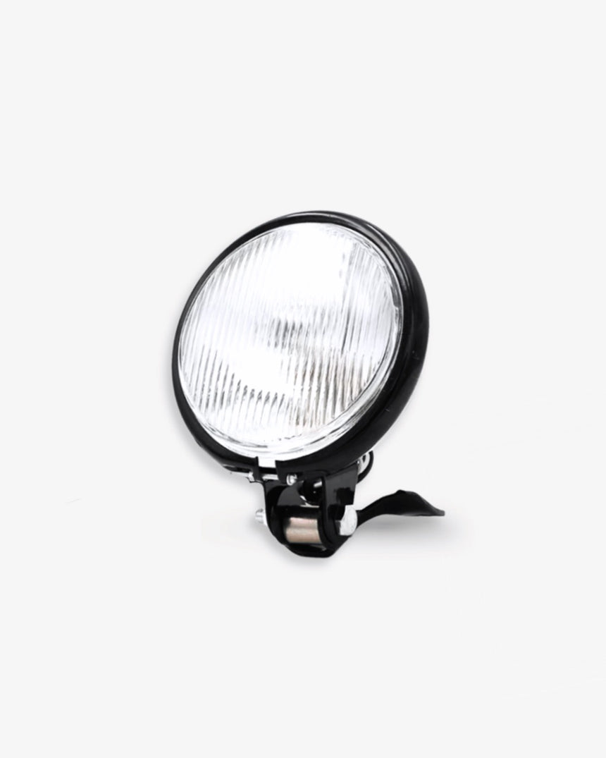 Vintage Bates Style 6.25" Bottom Mount Headlight