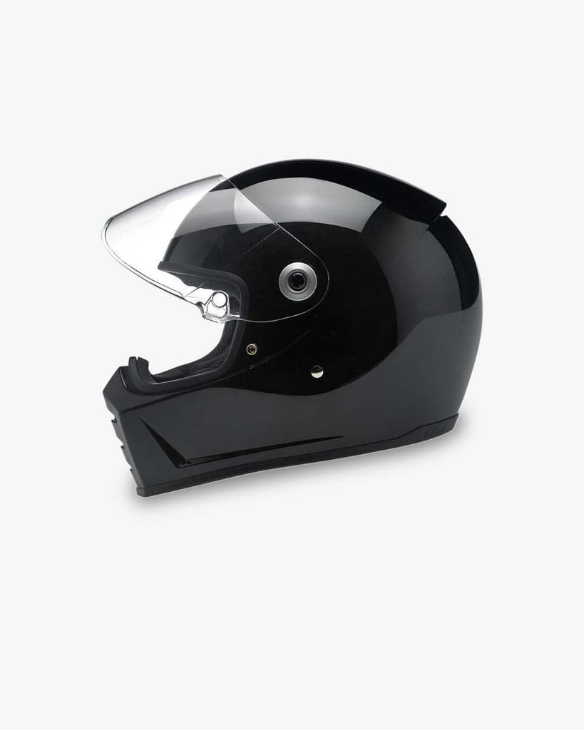 Lane Splitter Helmet // Gloss Black - Cafe Racer Club