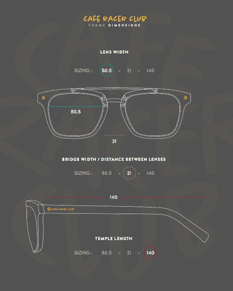 Polarized Threes // Clear - Cafe Racer Club