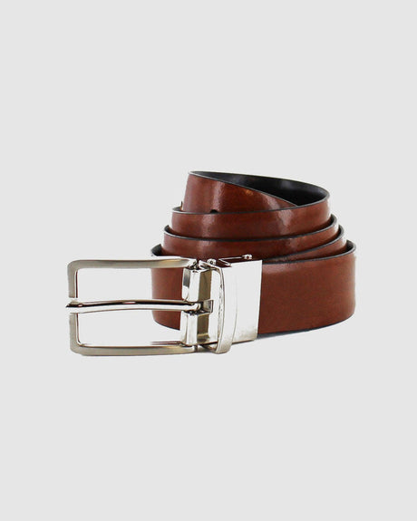 Reversible Leather Belt - Cafe Racer Club