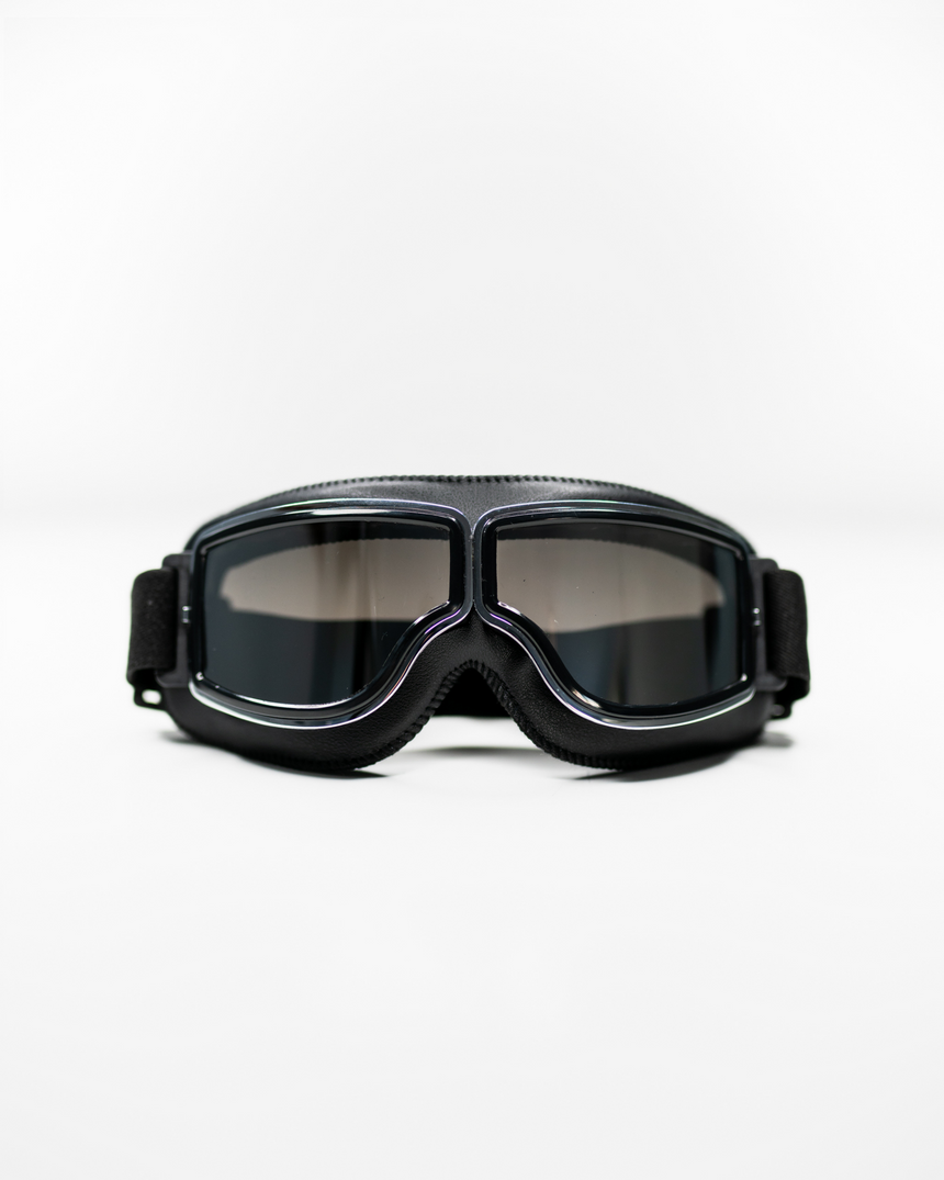 Black Cafe Racer Goggles